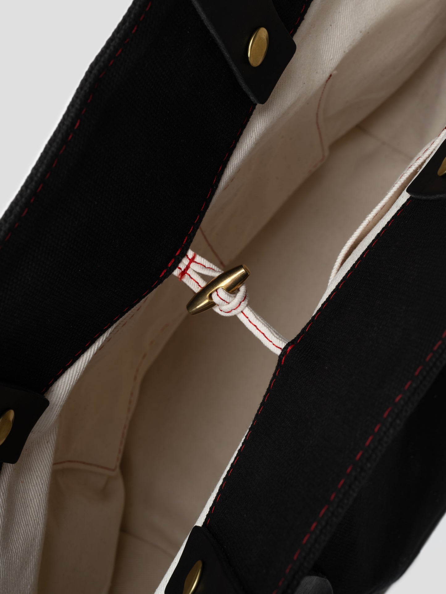 tote bag 01 leather oilskin black