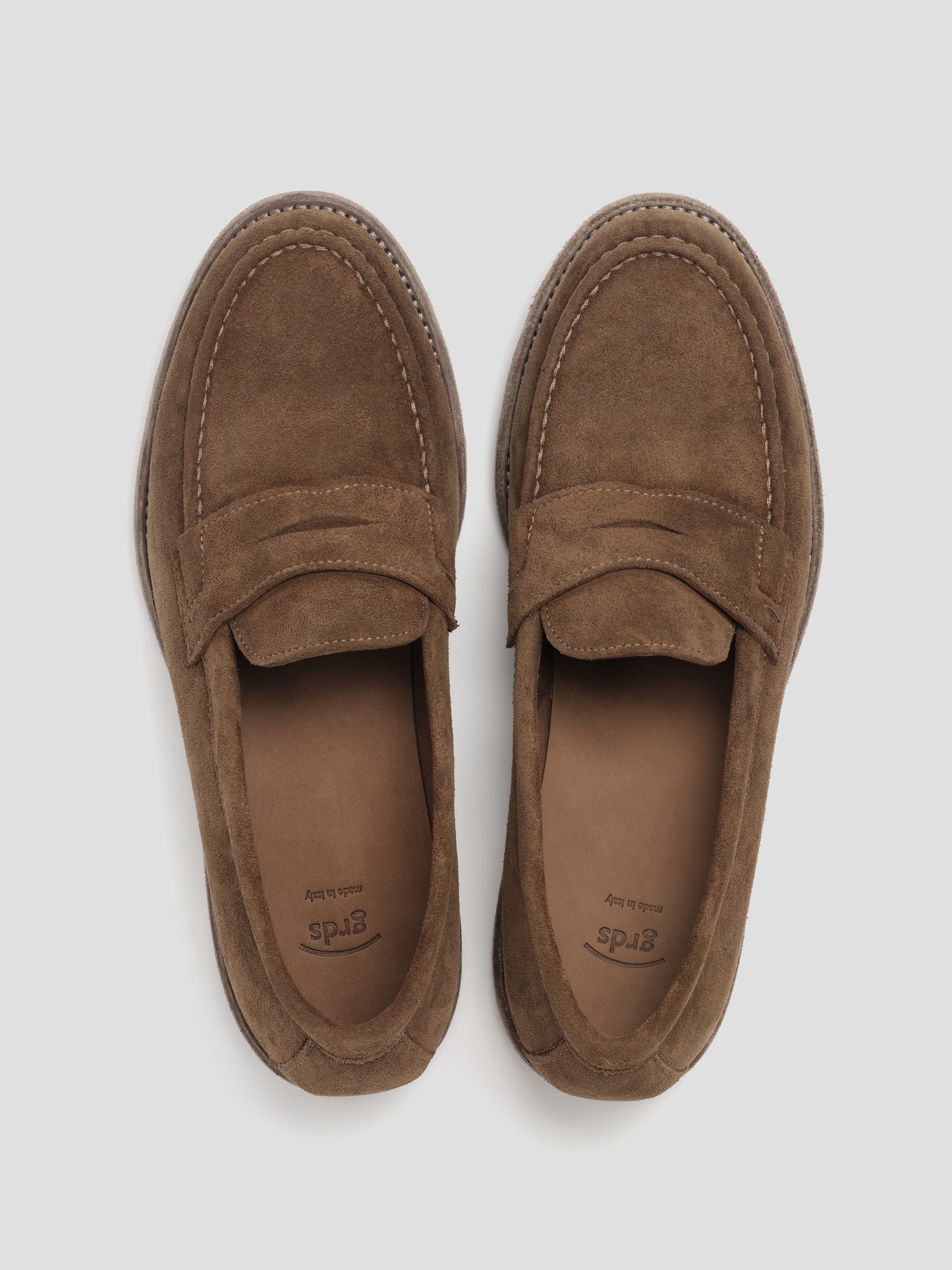 loafer 01 suede brown
