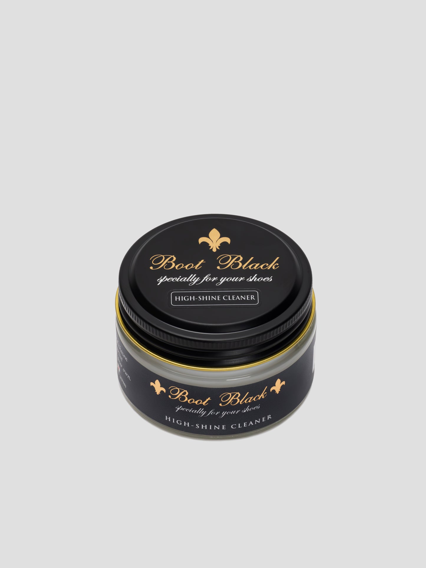 boot black high shine cleaner