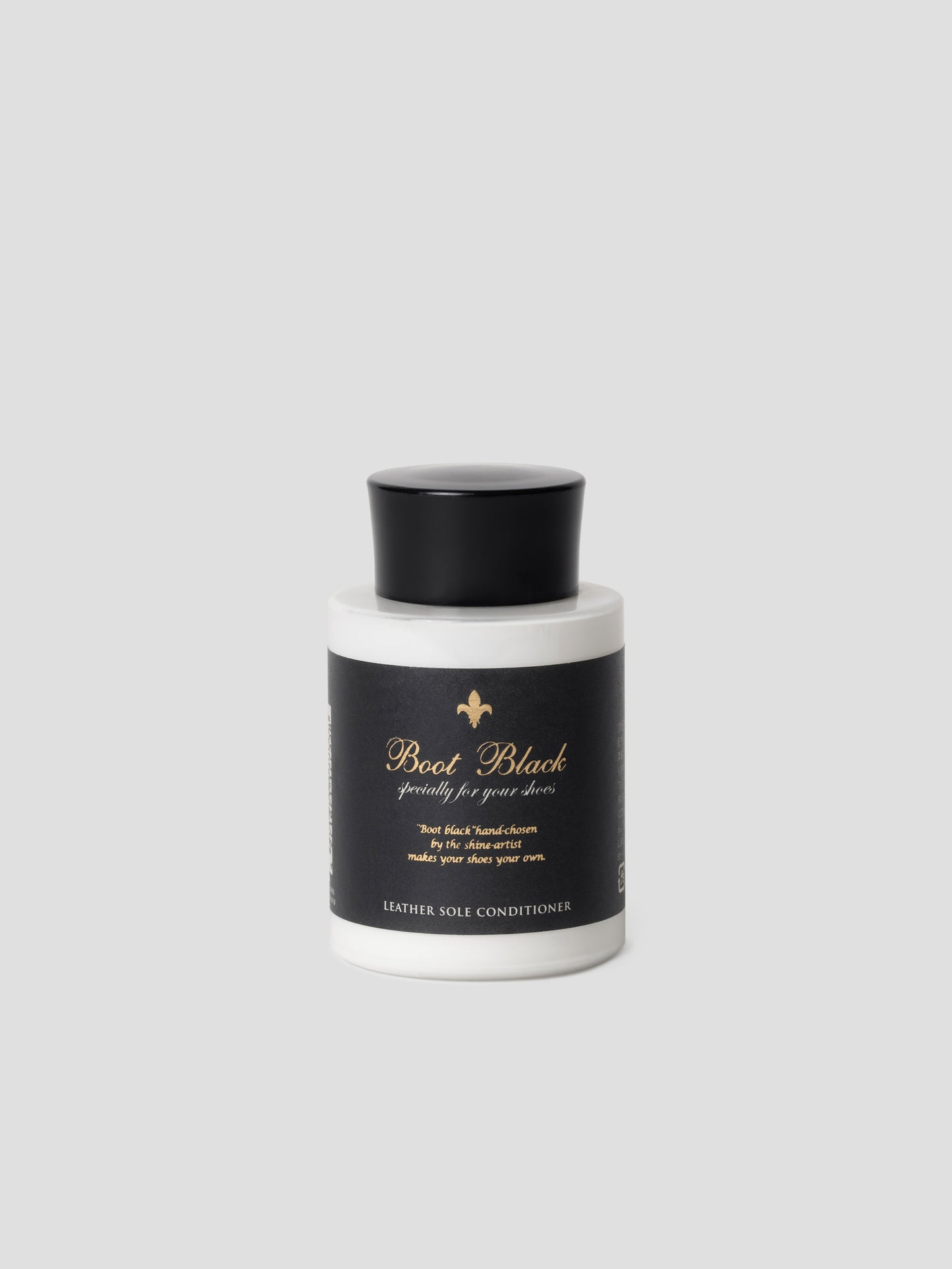 boot black leather sole conditioner