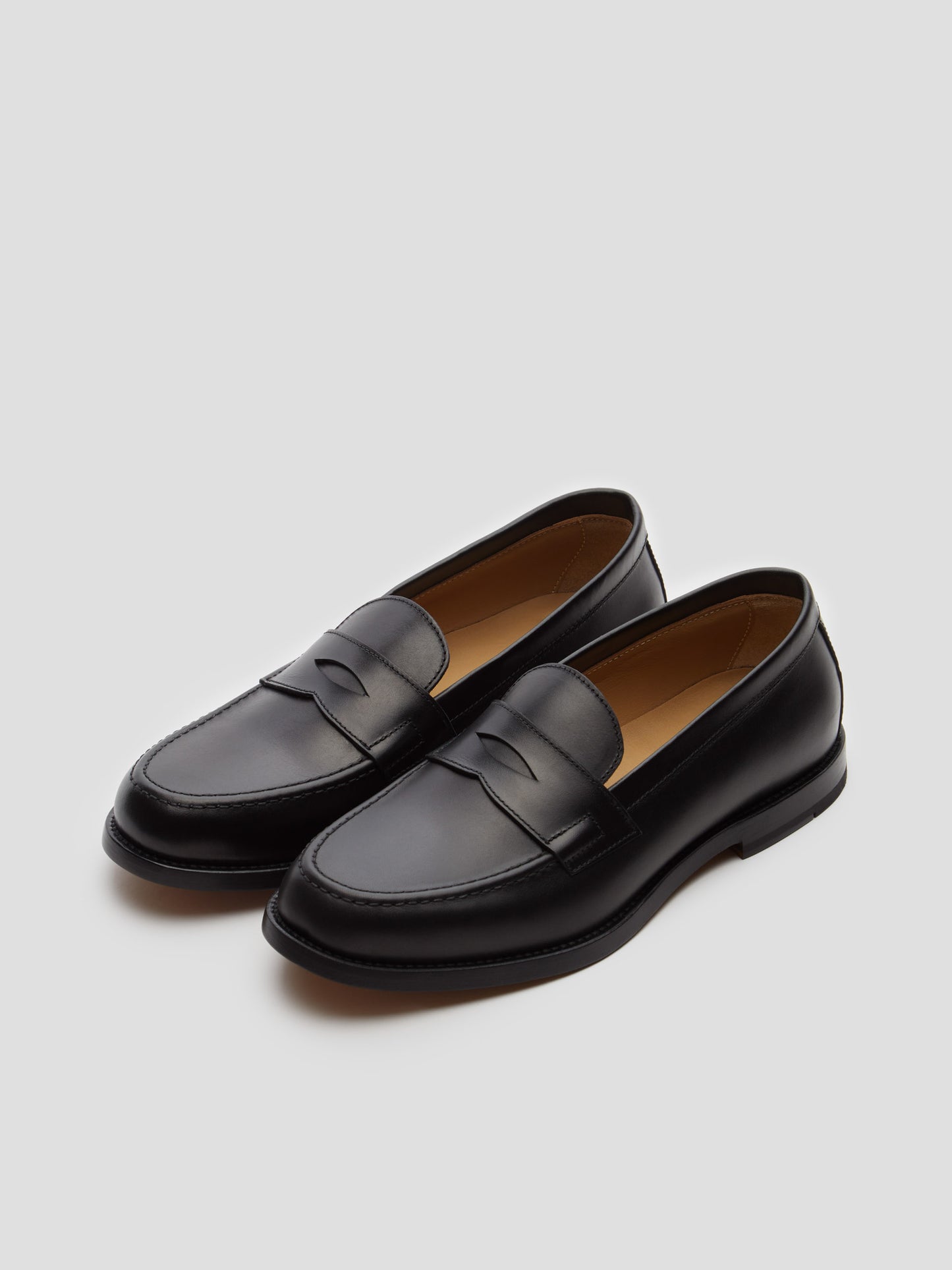 loafer 01 leather black