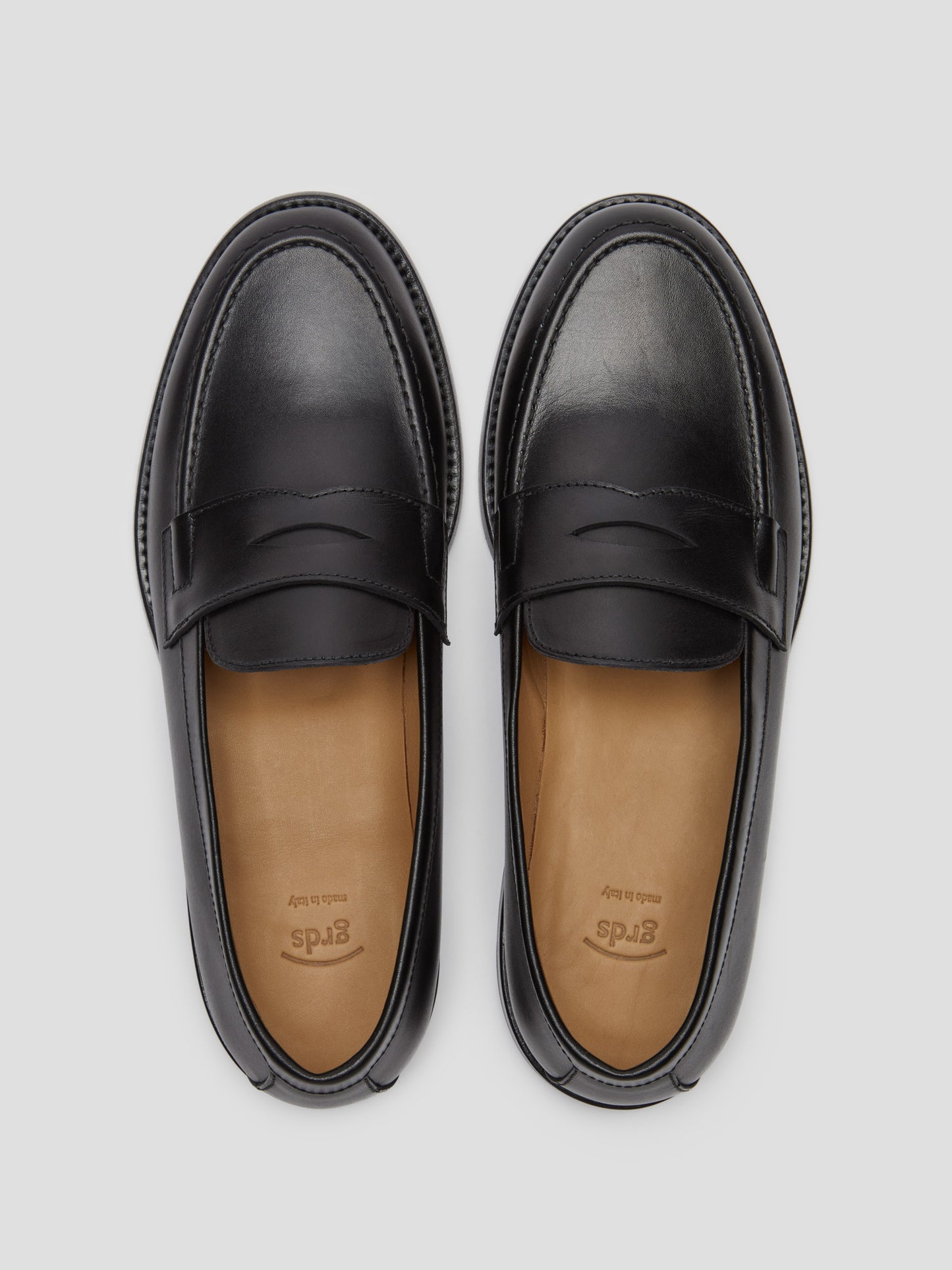 loafer 01 leather black