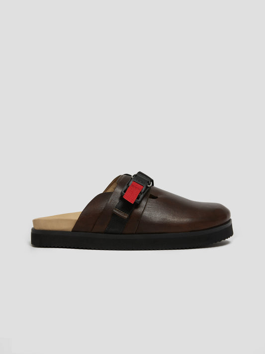 slides 06 leather oak